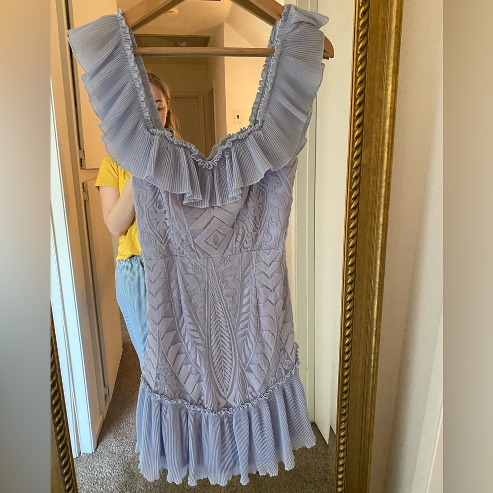 Beautiful blue mini dress